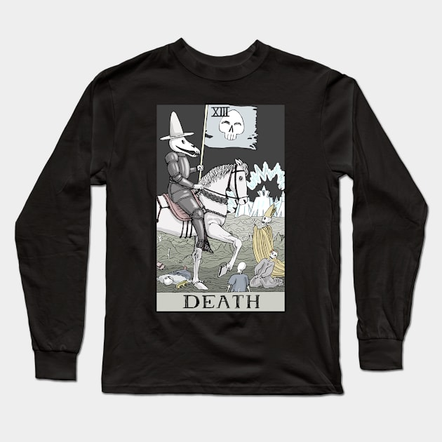 Death as Death tarot Long Sleeve T-Shirt by sadnettles